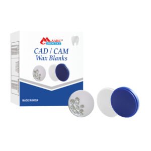 Cad / Cam Milling Wax Blanks (Open Sys.) 98 mm x 16 mm - Tooth / White